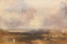 Gathering Storm, 6" x 9", oil pastel on paper, 2010